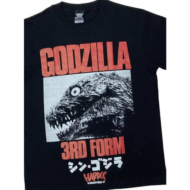 シン・ゴジラ 第3形態（京浜運河ブラック）Tシャツ Hardcore Chocolate