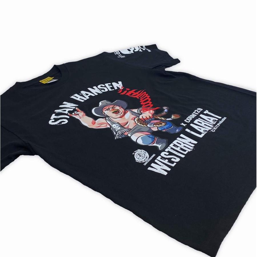 スタンハンセン×Count2.9 SH Yoooo TH!! Tシャツ (ブラック) 新日本
