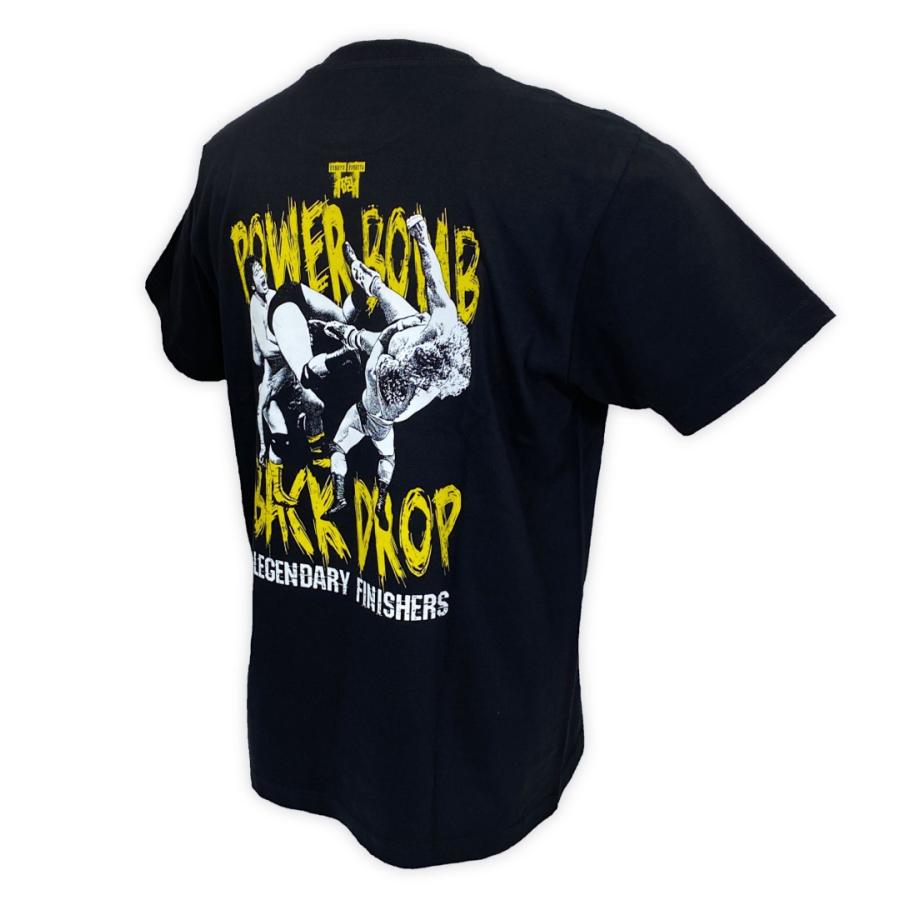 天龍源一郎xジャンボ鶴田 Tシャツ (ブラック) 全日本プロレス :メール