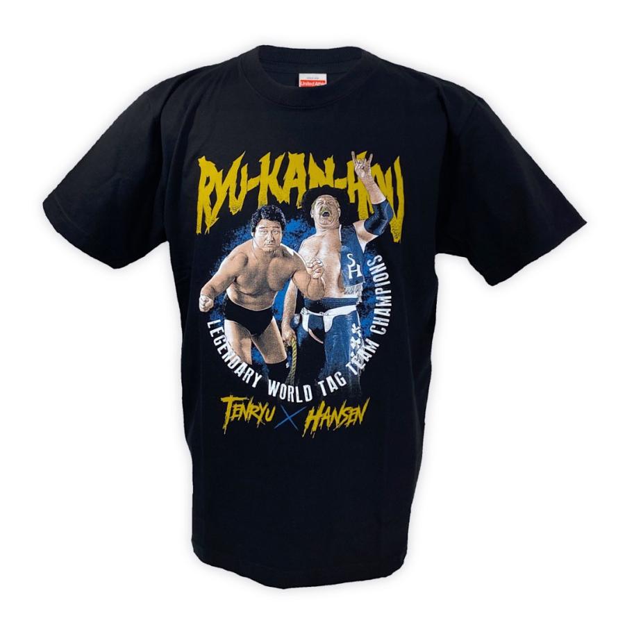【貴重品】スタンハンセン　Tシャツ　全日本プロレス スタン・ハンセン&ブルーザー・ブロディ Tシャツ 全日本プロレス