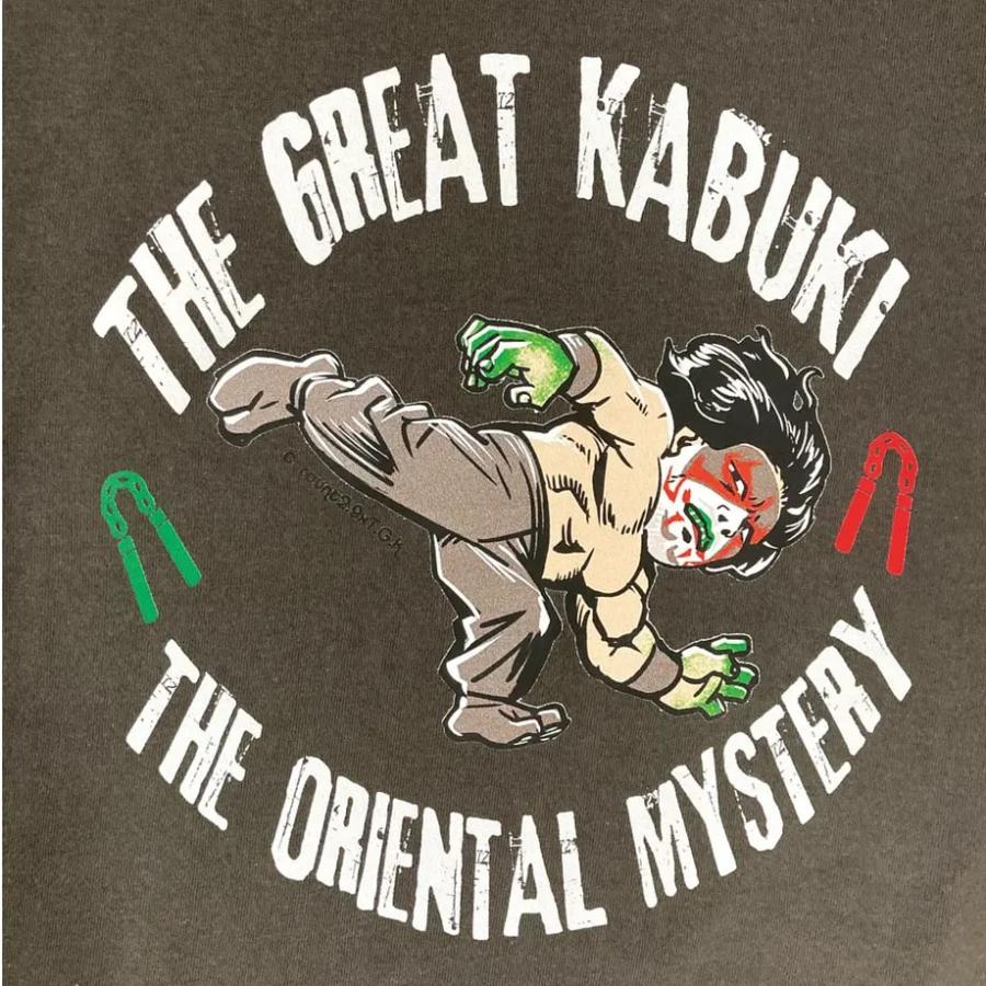 ザ・グレート・カブキ The Oriental Mystery Tシャツ (チャコール) 新