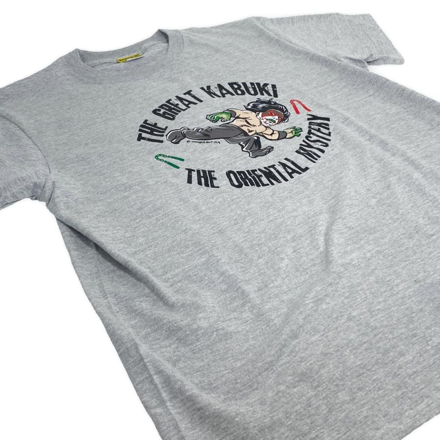 ザ・グレート・カブキ The Oriental Mystery Tシャツ (グレー) 新日本