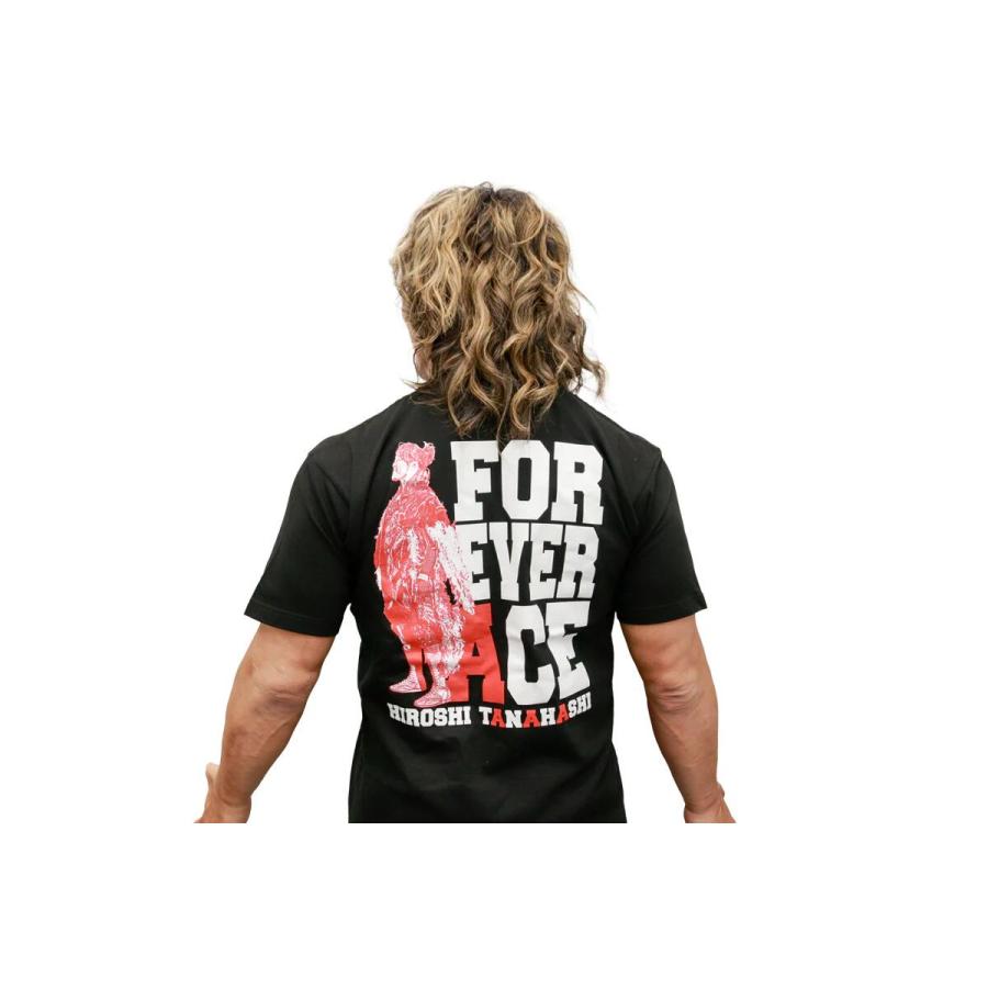 棚橋弘至「FOREVER ACE」Tシャツ（ブラック） 新日本プロレス NJPW