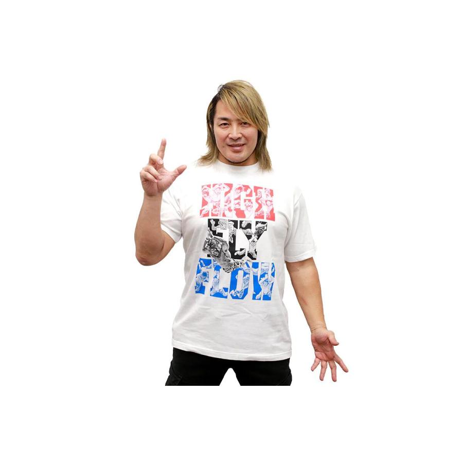 棚橋弘至「HIGH FLY FLOW」ピクチャーTシャツ 新日本プロレス NJPW