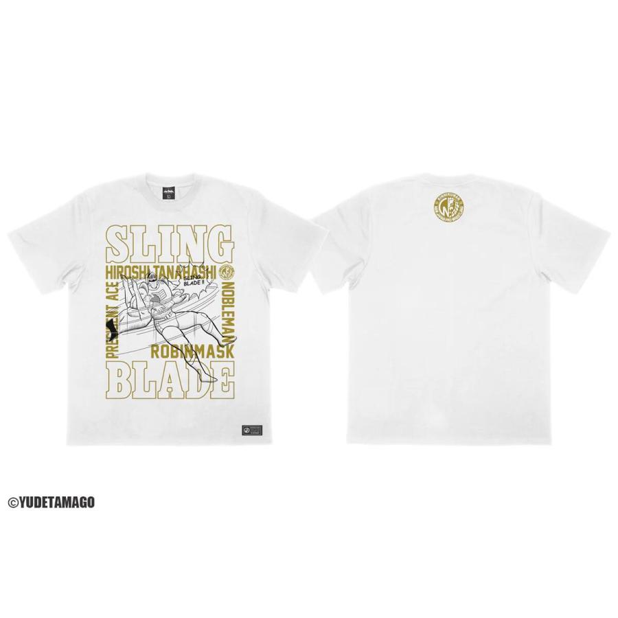 キン肉マンコラボ 棚橋弘至 × ロビンマスク「SLING BLADE」Tシャツ