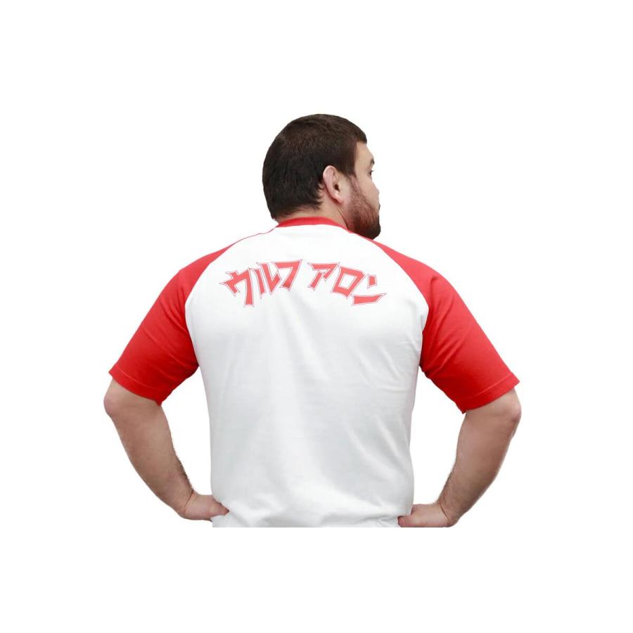 ウルフアロン ラグランTシャツ 新日本プロレス 金メダル 棚橋弘至 チャンピオン ウルフアロン ラグランTシャツ（レッド）新日本プロレス NJPW :メール