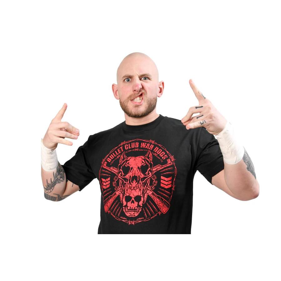 BULLET CLUB WAR DOGS Tシャツ（2025・ブラック×レッド）新日本