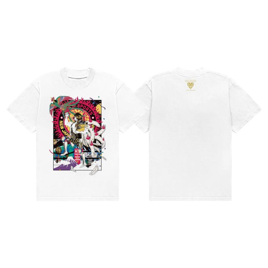 【日本未発売】The Chainsmokers 白Tシャツ WK20 棚橋弘至 × 中村佑介 Tシャツ（ホワイト）新日本プロレス NJPW