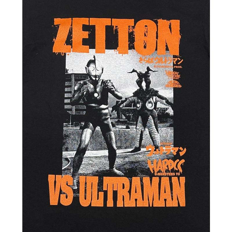 ゼットンVSウルトラマン (メテオ火球ブラック) - 復刻版 Tシャツ
