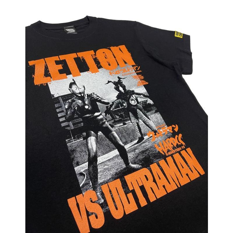 ゼットンVSウルトラマン (メテオ火球ブラック) - 復刻版 Tシャツ