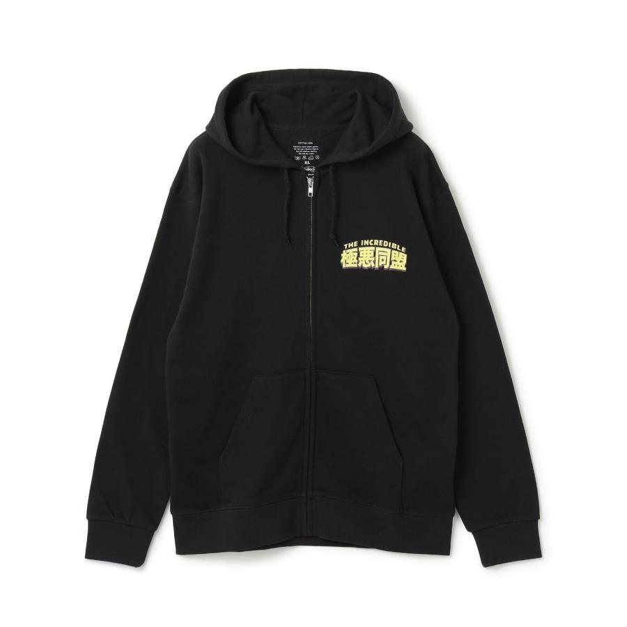 バックドロップ限定: 極悪同盟 x DEVILOCK ジップパーカー 全日本女子