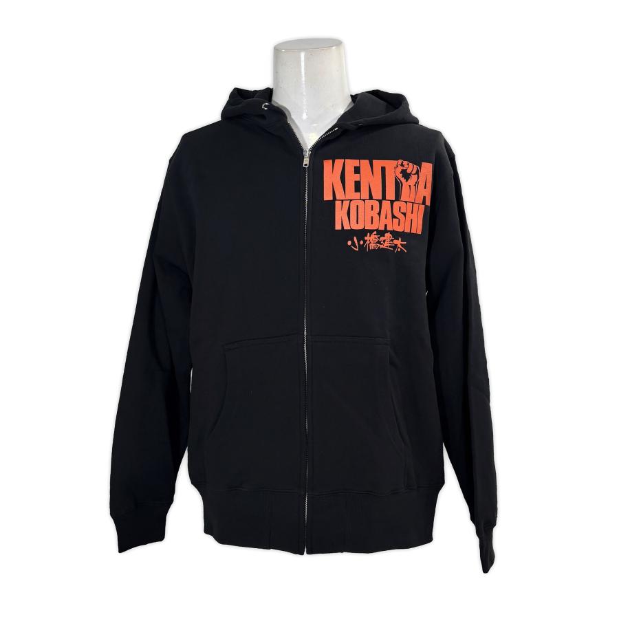 小橋建太 ZIPパーカ（剛腕ブラック) Hardcore Chocolate/ハードコア