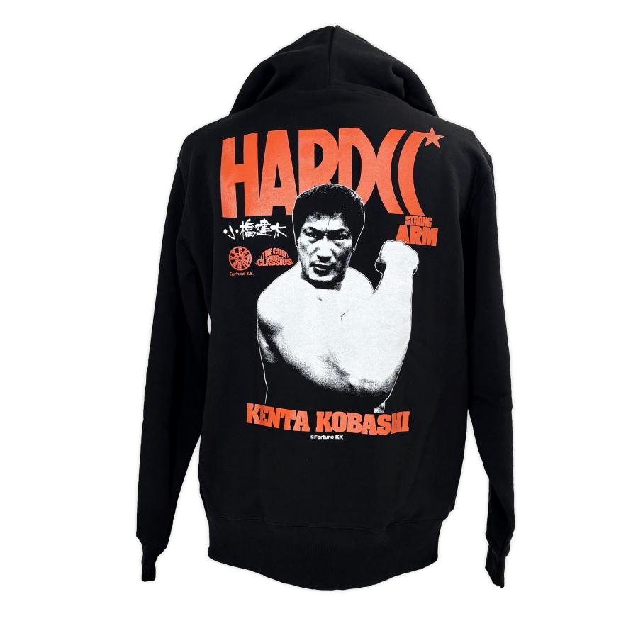 小橋建太 ZIPパーカ（剛腕ブラック) Hardcore Chocolate/ハードコア