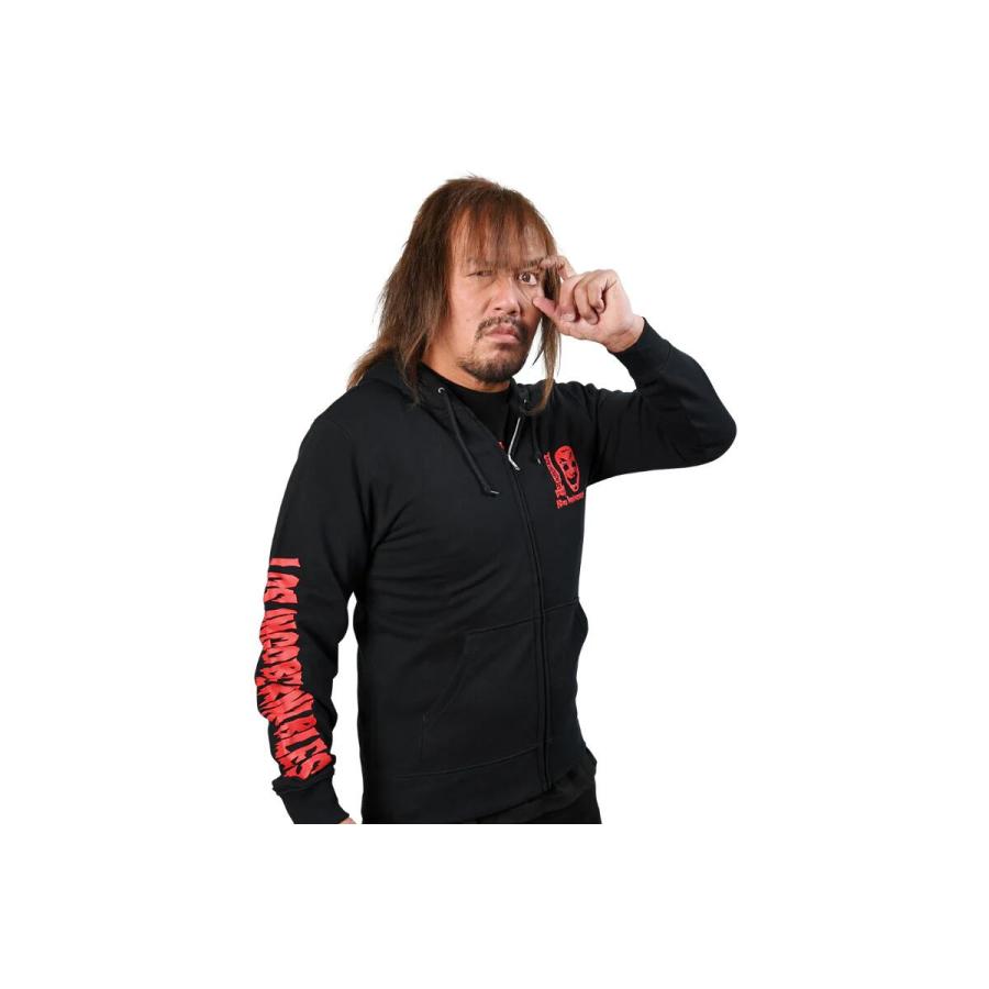 内藤哲也 ロス・インゴベルナブレス パーカー 2025（レッド） 新日本