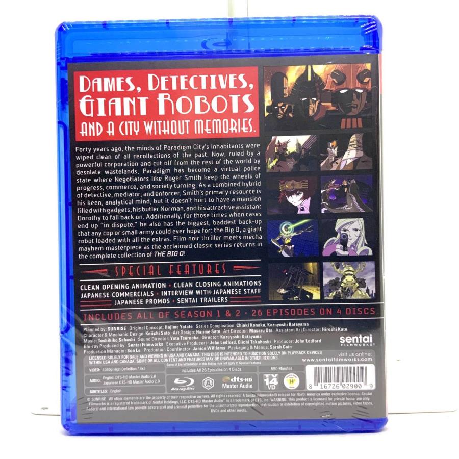 The Big O 北米版　BD BOX THE ビッグオー 北米版ブルーレイ Blu-ray : BDストア - 通販 - Yahoo