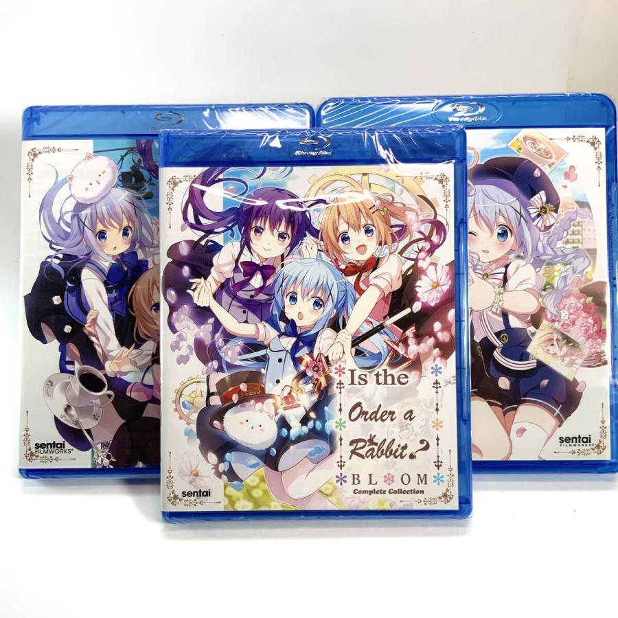 ご注文はうさぎですか?? ブルーレイ　4セット　美品 ご注文はうさぎですか 1期＋2期+3期セット 北米版ブルーレイ Blu-ray