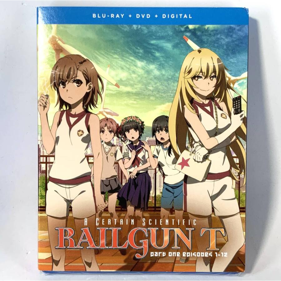 とある科学の超電磁砲T パート1 新品 北米版 ブルーレイ Blu-ray+DVD
