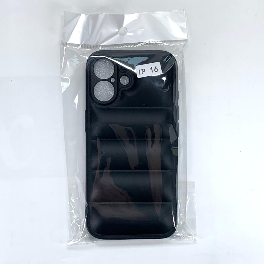 iPhone16 ケース ダウンジャケット風 (ブラック) マット質感 指紋が目立ちにくい おしゃれ かわいい スマホケース |  | 14