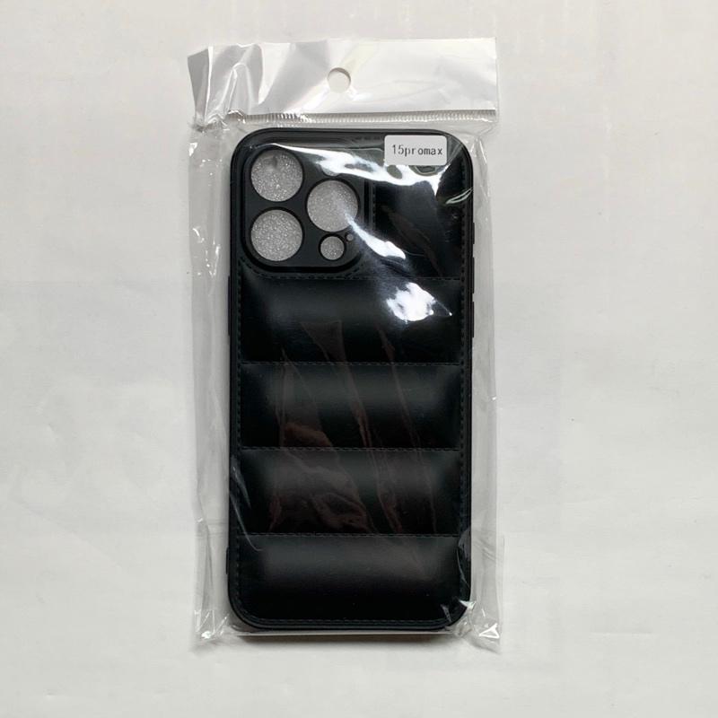 iPhone15ProMax ケース ダウンジャケット風 (ブラック) マット質感 指紋が目立ちにくい おしゃれ かわいい スマホケース |  | 14