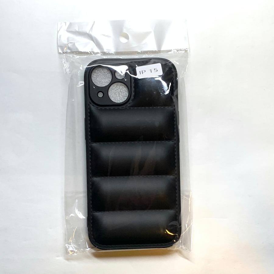 iPhone15 ケース ダウンジャケット風 (ブラック) マット質感 指紋が目立ちにくい おしゃれ かわいい スマホケース |  | 14
