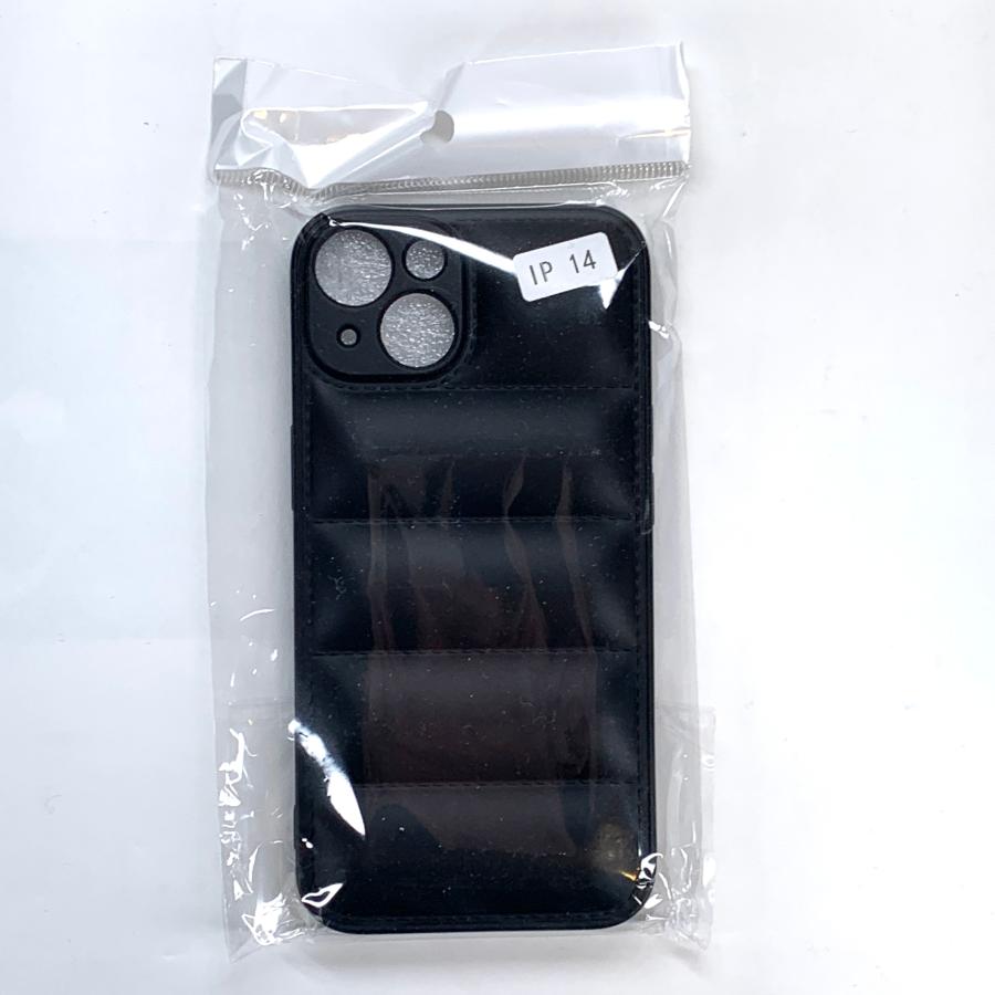 iPhone14 ケース ダウンジャケット風 (ブラック) マット質感 指紋が目立ちにくい おしゃれ かわいい スマホケース |  | 14