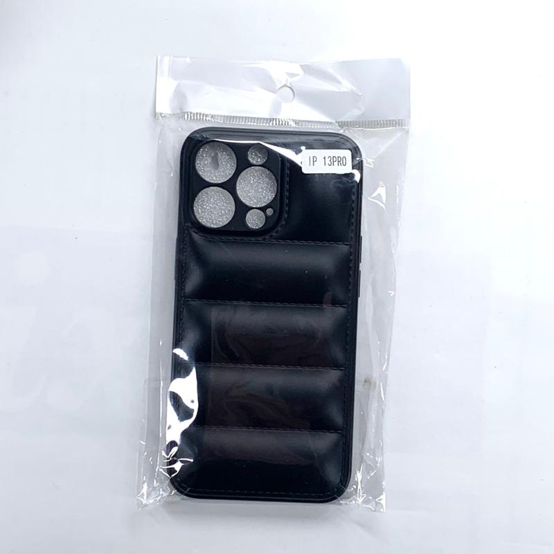 iPhone13Pro ケース ダウンジャケット風 (ブラック) マット質感 指紋が目立ちにくい おしゃれ かわいい ソフトカバー スマホケース |  | 14