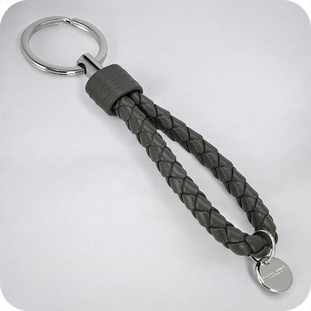 n*n様 お値下げ　BOTTEGA VENETA グレー レザー キーホルダー BOTTEGA VENETA グレー レザー キーホルダー n*n様 お値下げ BOTTEGA