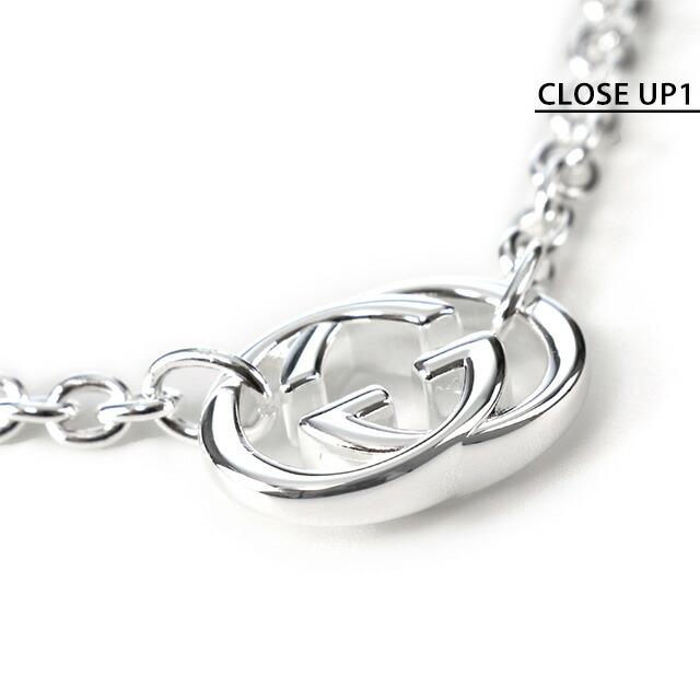 GUCCI グッチ ネックレス 190489 シルバー ロゴ ダブルG GUCCI（グッチ） ペンダント GGロゴ ダブルGネックレス シルバー925