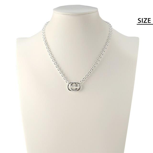 GUCCI（グッチ） ペンダント GGロゴ ダブルGネックレス シルバー925