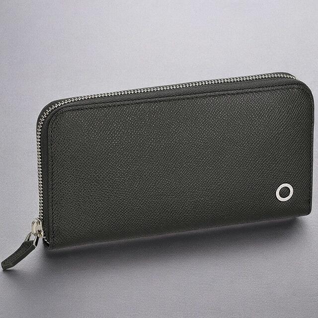 ブルガリ 長財布 メンズ ブランド BVLGARI 289101 CHADI チャコール/グリーンの画像