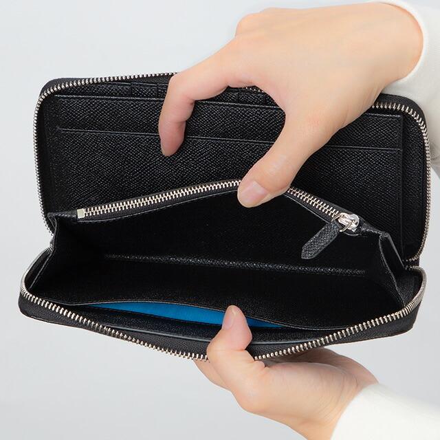 ブルガリ オーガナイザー メンズ ブランド BVLGARI レザー 36710 BLK ブラックの画像