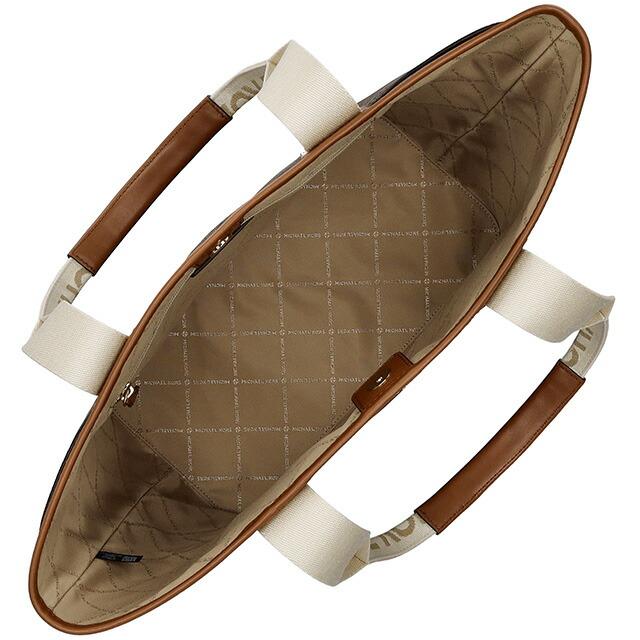 マイケル・コース トートバッグ レディース ブランド MICHAEL KORS レザー 38S4G5VT3B 227 ダークブラウン/ホワイト_2