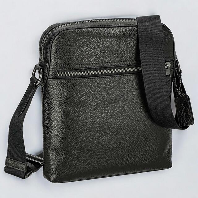 コーチ ショルダーバッグ メンズ ブランド COACH シグネチャー レザー 4011 QB BK ブラック