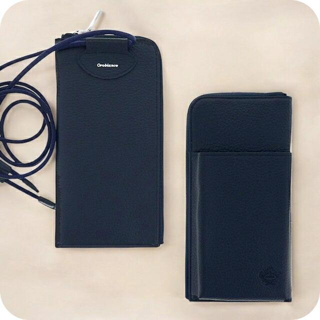 オロビアンコ スマホショルダー メンズ レディース ブランド Orobianco 革 レザーウォレット 小銭入れあり 牛革 7025487 ネイビー 小物 Orobianco（オロビアンコ） スマホショルダー メンズ レディース
