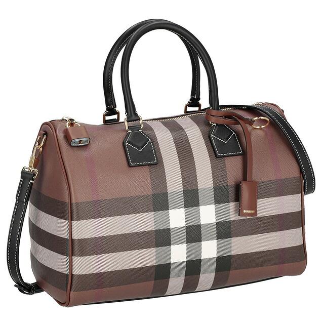 バーバリー ハンドバッグ レディース ブランド BURBERRY チェック 8069662 ブラウン_4