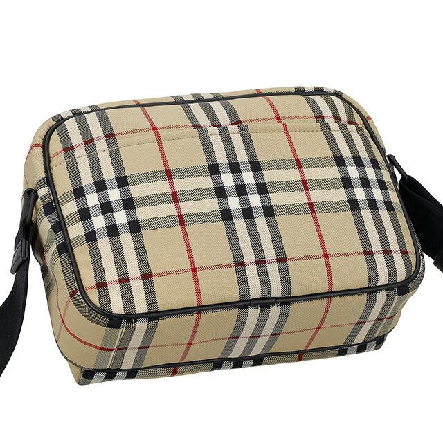 バーバリー ショルダーバッグ メンズ ブランド BURBERRY チェック 8084111 ベージュの画像