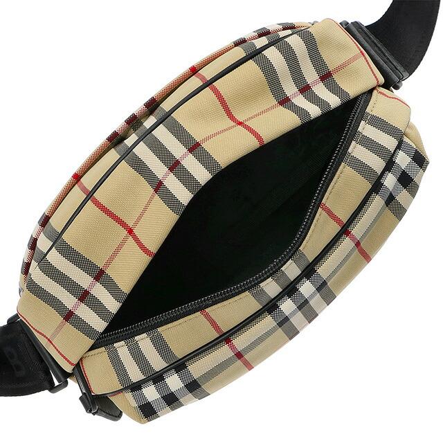 バーバリー ショルダーバッグ メンズ ブランド BURBERRY チェック 8084111 ベージュの画像