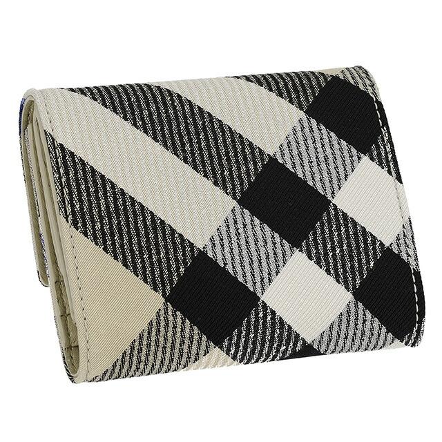 バーバリー 三つ折り財布 メンズ ブランド BURBERRY チェック 8086005 ベージュの画像