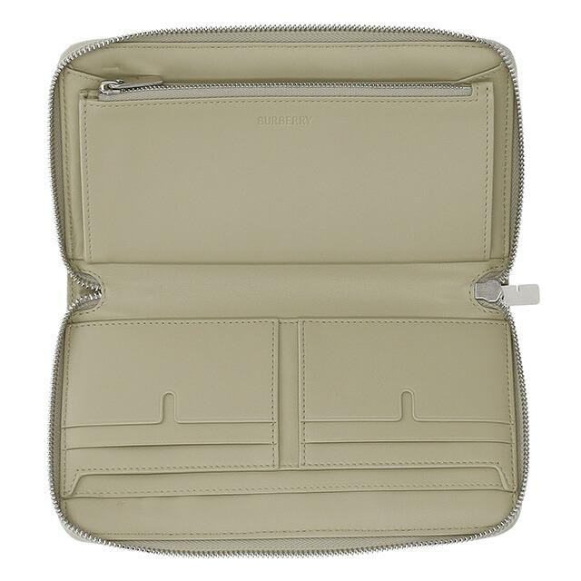 バーバリー 長財布 メンズ ブランド BURBERRY チェック 8087323 ベージュの画像