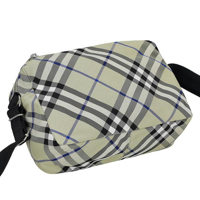 バーバリー ショルダーバッグ メンズ ブランド BURBERRY チェック 8091335 ライトベージュの画像