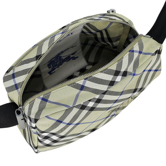 バーバリー ショルダーバッグ メンズ ブランド BURBERRY チェック 8091335 ライトベージュの画像