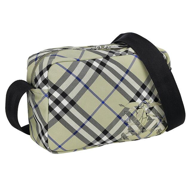 バーバリー ショルダーバッグ メンズ ブランド BURBERRY チェック 8091335 ライトベージュの画像