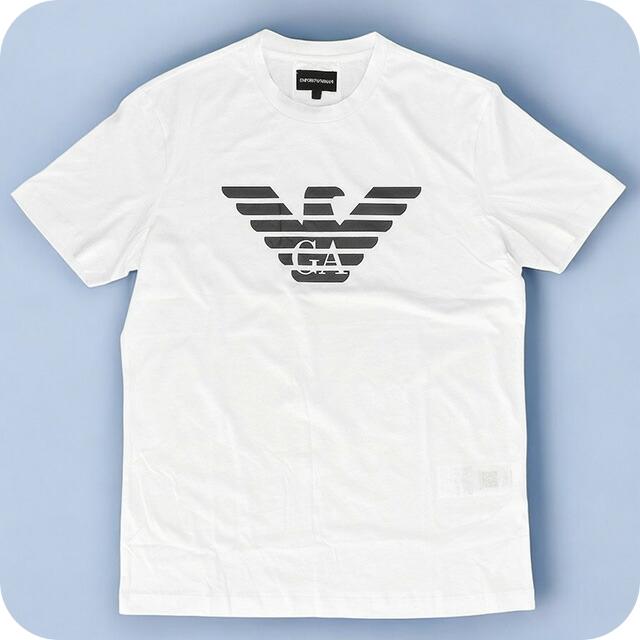 エンポリオアルマーニ Tシャツ メンズ ブランド EMPORIO ARMANI 8N1TN51JPZZ 0147 L ホワイト