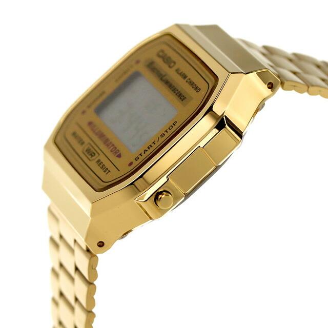 カシオ CASIO A168WG-9W ヴィンテージ 海外モデル メンズ 腕時計 ブランド カシオ casio デジタル ゴールドの画像