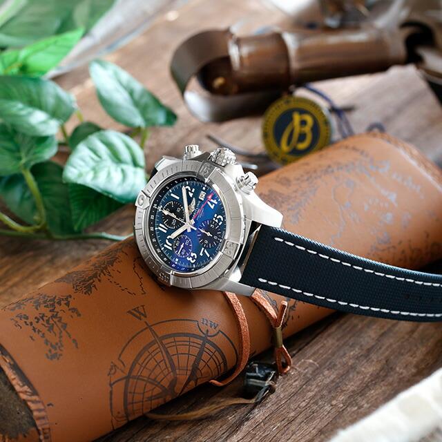 アベンジャー ブライトリング クロノグラフ GMT 45 自動巻き