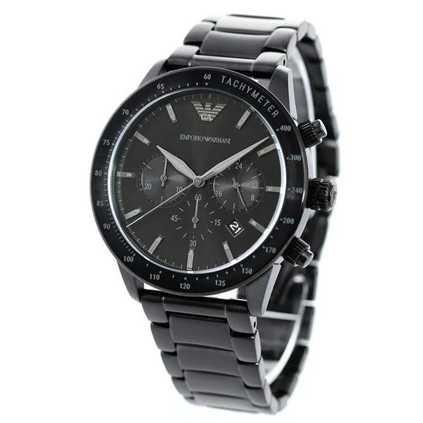 EMPORIO ARMANI エンポリオアルマーニ クロノグラフ メンズ 腕時計 