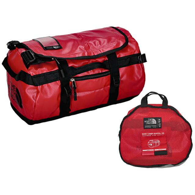 THE NORTH FACE ボストンバッグ レッド/ブラック THE NORTH FACE ザ・ノースフェイス ボストンバッグ メンズ