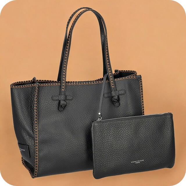 ジャンニ キアリーニ トートバッグ GIANNI CHIARINI ブラック GIANNI CHIARINI ジャンニキアリーニ ジャンニキャリーニ バッグ