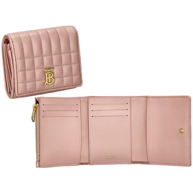 バーバリー 三つ折り財布 レディース ブランド BURBERRY 8062369 ピンクの画像