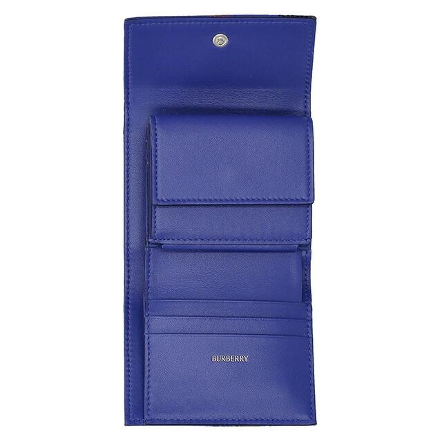 バーバリー 三つ折り財布 メンズ ブランド BURBERRY 8086004 ナイトブルーの画像